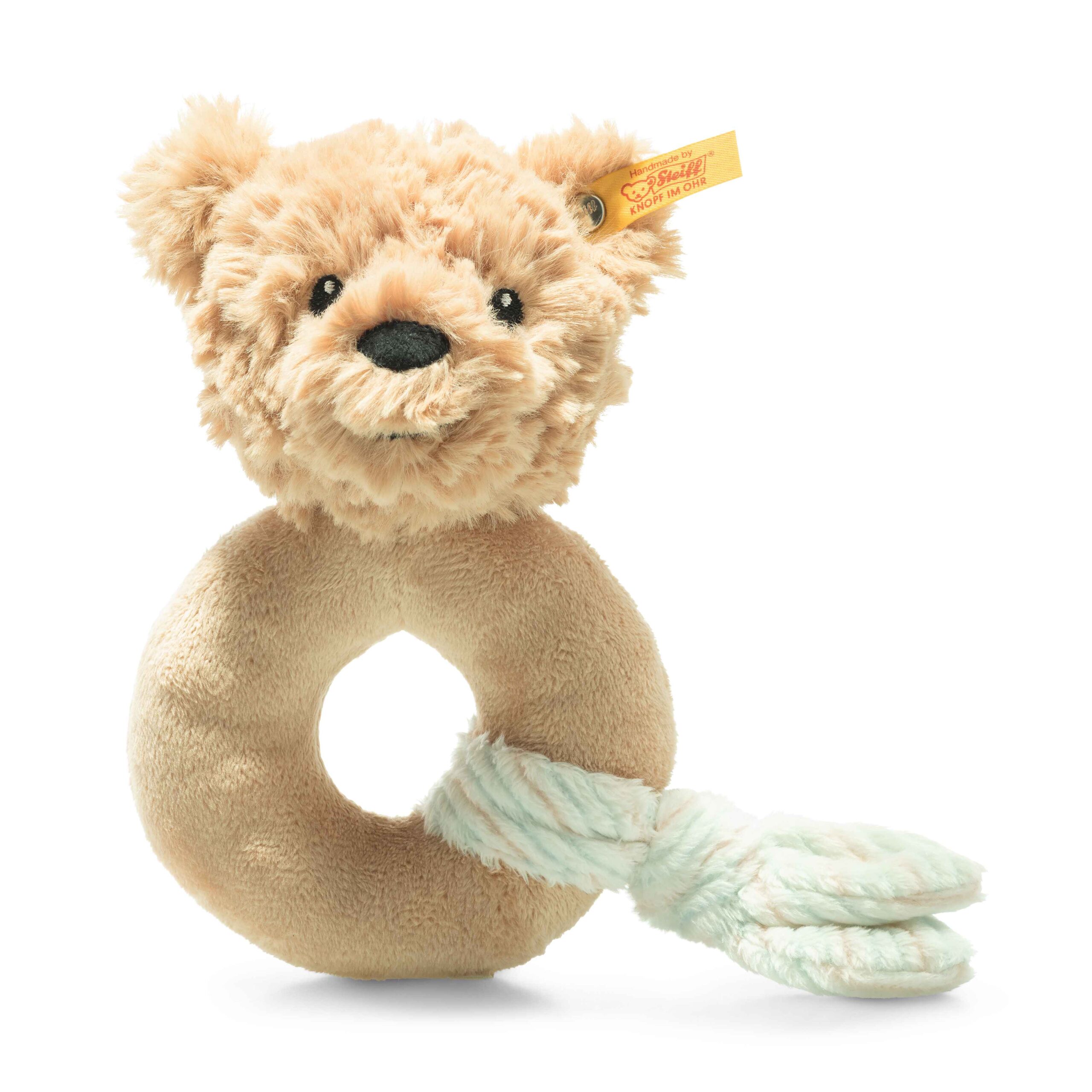 Steiff 242298 - Greifling mit Rassel Soft Cuddly Friends Jimmy Teddybär