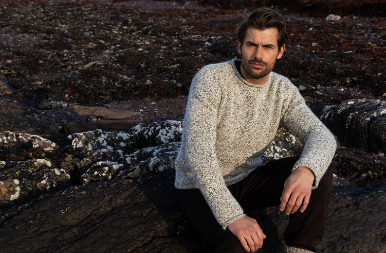 Fisherman - Weicher, warmer Wollpullover für Männer
