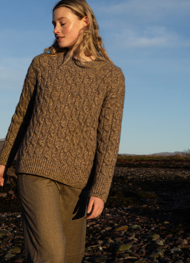 Fisherman - Weicher, warmer Wollpullover für Frauen
