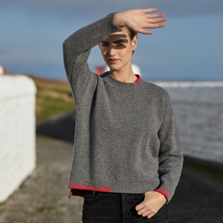 Fisherman - Weicher, warmer Wollpullover für Frauen