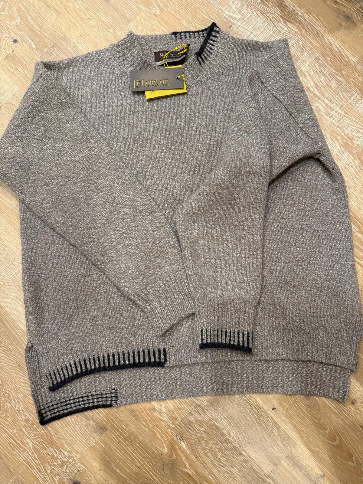 Fisherman - Weicher, warmer Wollpullover für Frauen – Bild 2