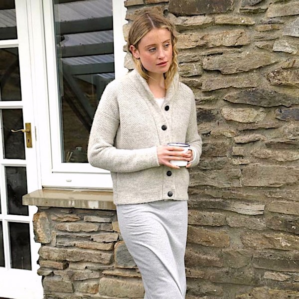 Fisherman - Weiche, warme Wolljacke für Frauen – Bild 2